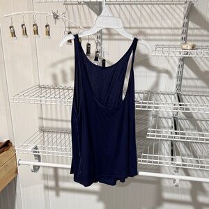 lululemon athletica Navy Scoop-Back Tank Top